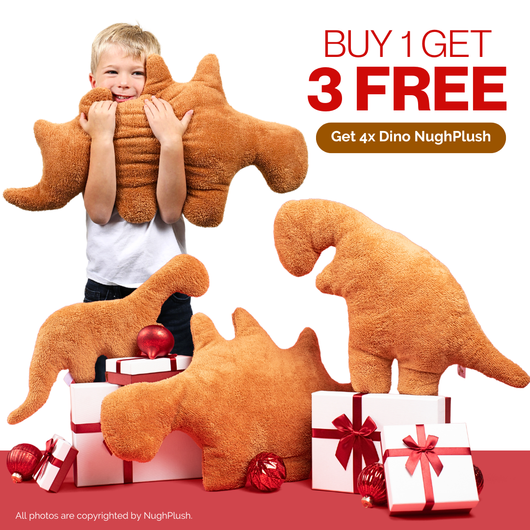 NugPlush™ Dinosaur Chicken Nugget Plush